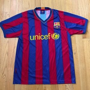 FCB Barcelona Lionel Messi #10 Unicef Jersey Size S